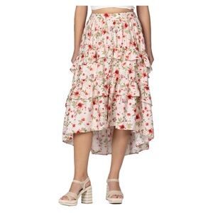 NWT Miss Me floral women’s skirt size large